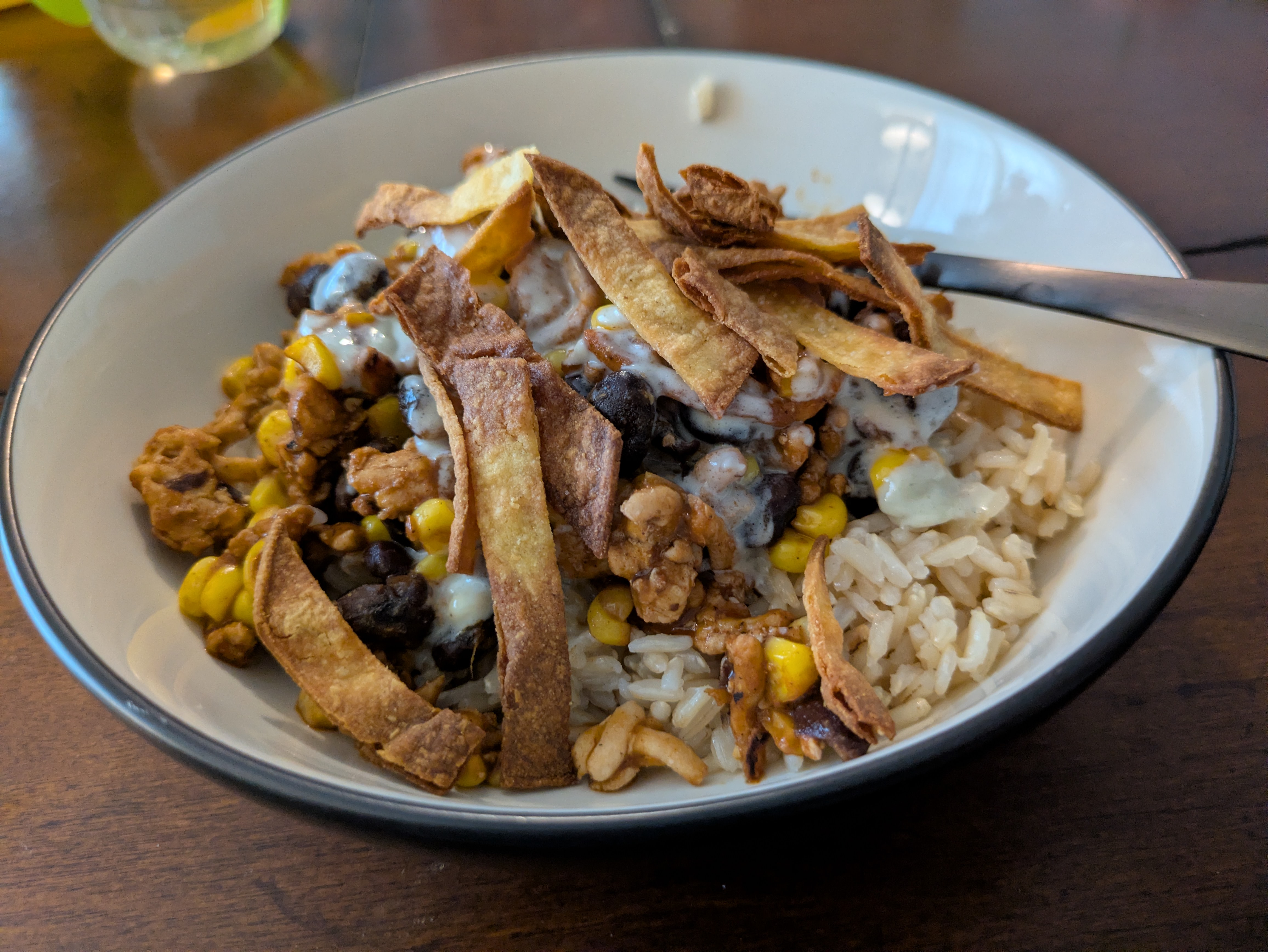 Southwest Buffalo Chicken bowl